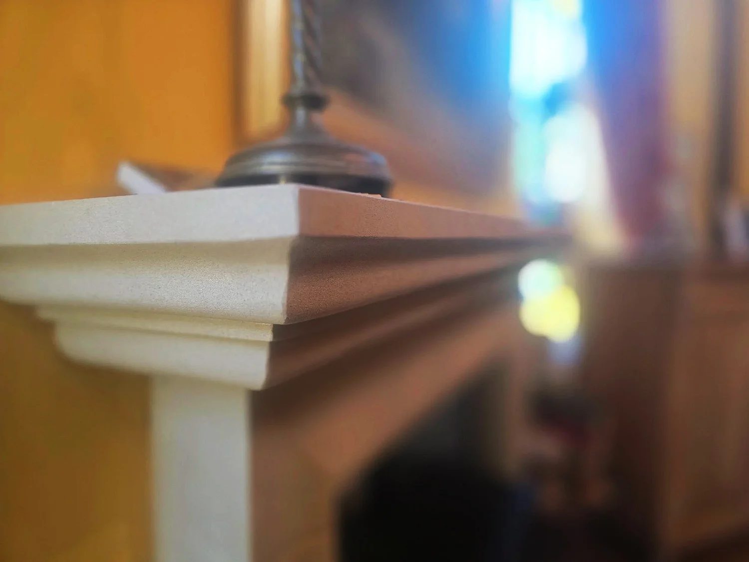 Hand-carved stonework by Staves Stonemasonry